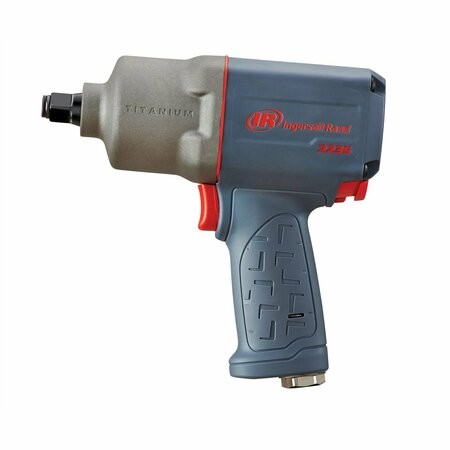 INGERSOLL-RAND 1/2 Air Impact Wrench, 1350 ft-lbs Nut-busting Torque, Pistol Grip, Titanium Hammercase IRT2235TIMAX